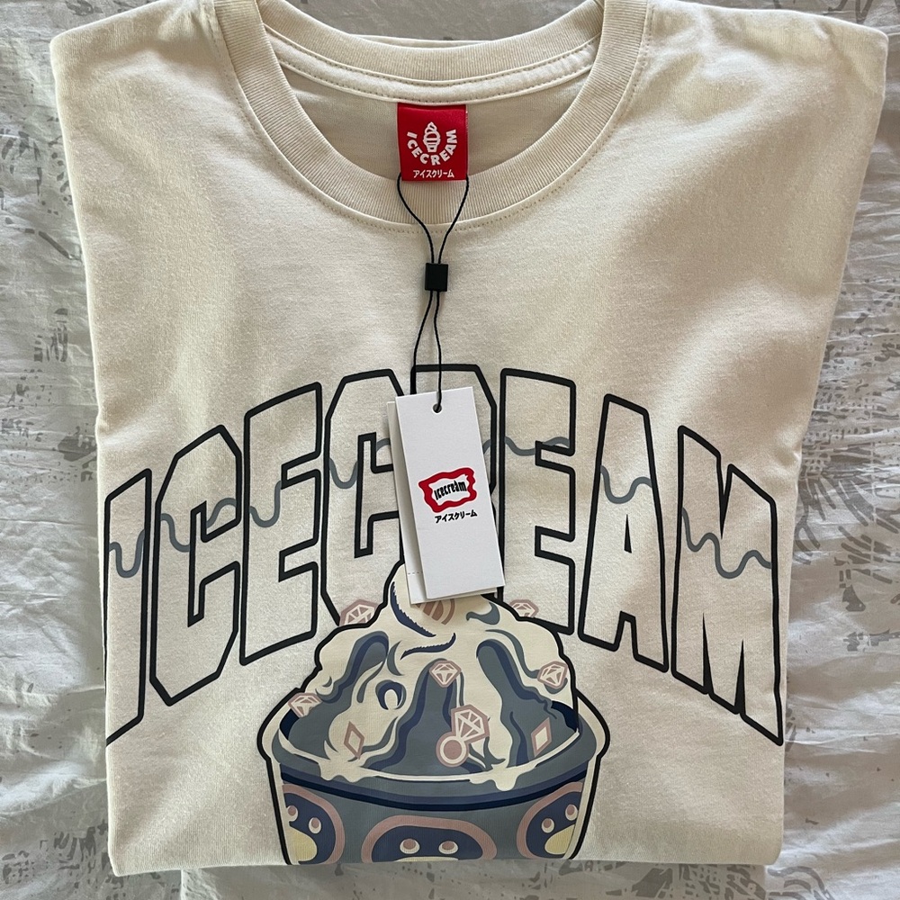 ICECREAM 🍦men’s toppings ss t shirt size M in a white / cream color NWT 🍭 - Picture 5 of 13